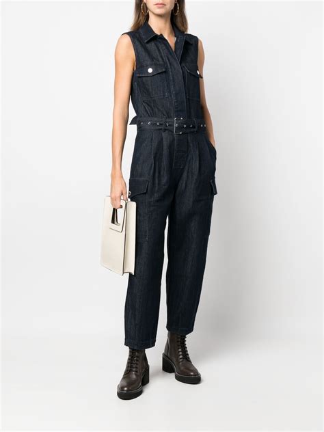 michael kors mens jumpsuits|michael kors sleeveless belted jumpsuit.